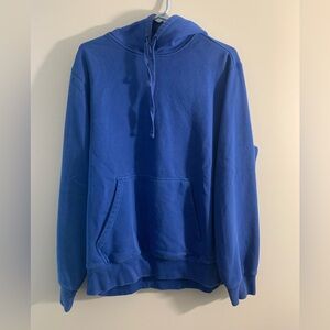 Blue hoodie